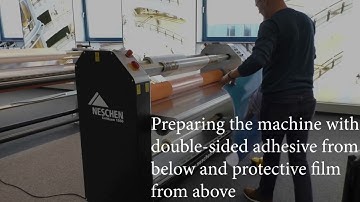 Neschen ― Laminating machines: Picture laminating with Neschen ColdLam 1650 and HotLam 1650 (EN)