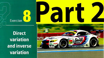 Solving Exercises 8 - Direct Variation and inverse Variation  ( Part 2 ) - Algebra Prep 3