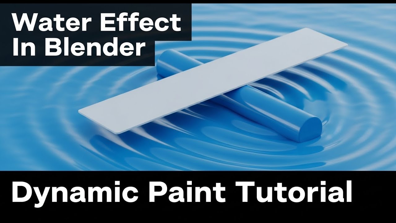 Create Stunning Water Ripples in Blender with Dynamic Paint - YouTube