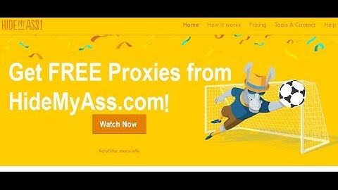 Get Unlimited FREE Proxies from HideMyAss (HMA) using online Tools