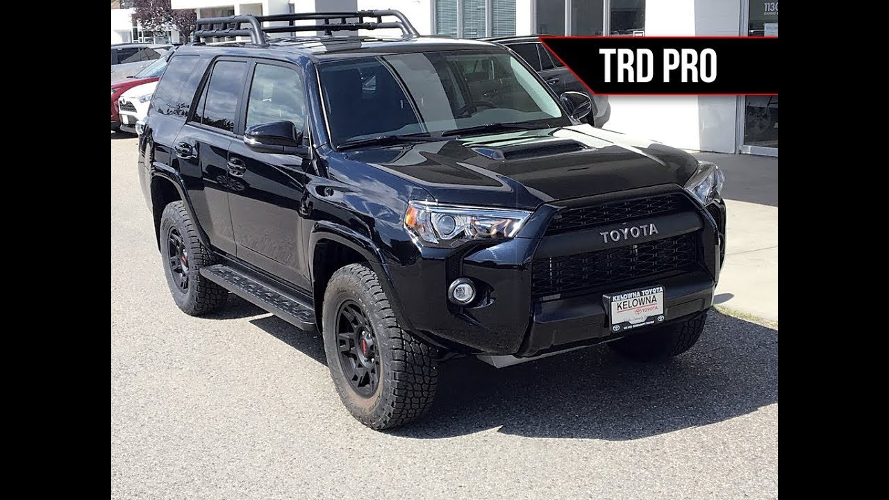 Toyota 4runner Trd Pro Midnight Black Youtube