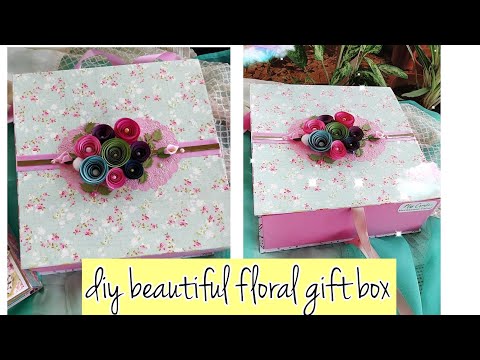 Diy gift box ideas/how to make a gift box/beautiful handmade gift box/gift ideas/diwali gift ideas