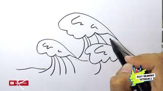 How to Draw Easy Waves