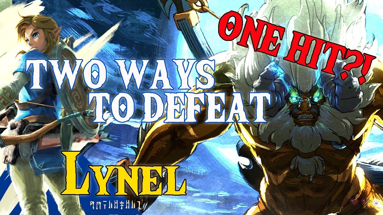 Easy Way To Beat A Lynel Zelda BotW YouTube Easy Way To Beat A Lynel Zelda BotW YouTube