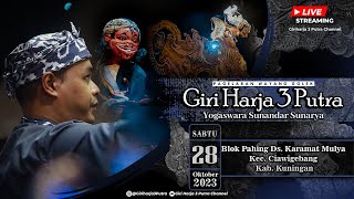 🔴LIVE LAKON : JABANG TUTUKA || GIRIHARJA 3 PUTRA - YOGASWARA SUNANDAR | 28/10/23 #giriharja3putra