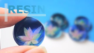 【レジン】「家にあるもので!」花を作って、海塗りでグラデーションってできる? resin |