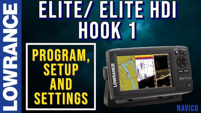 Lowrance Elite 7 HDI Fish Finder with Down Scan Overview 