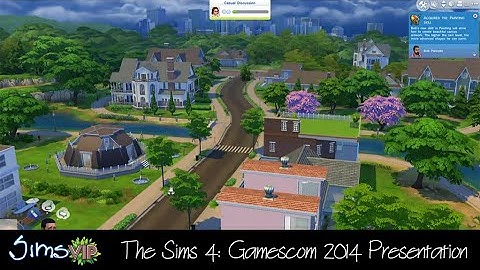 The Sims 4: Gamescom 2014 Presentation (Replay)