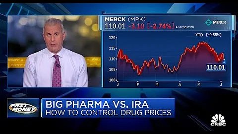 Merck Shares Drop After the Drugmaker Sued the Biden Administration | Guy Adami on CNBC's Fast Money