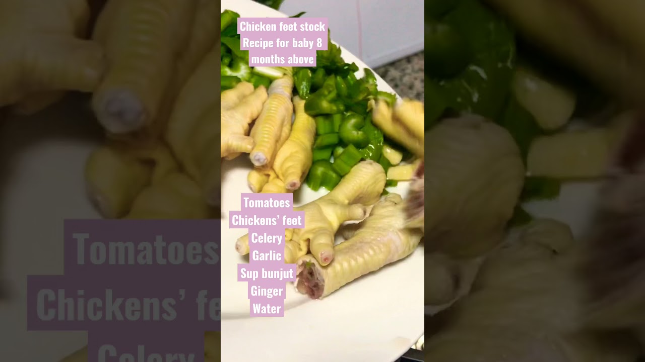 Chicken Feet Stock Recipe For 8 Months Baby And Above Shorts Youtube