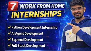 Top 7 Remote Internships for Students in 2026 | Python, AI, Data Analytics | Apply Now