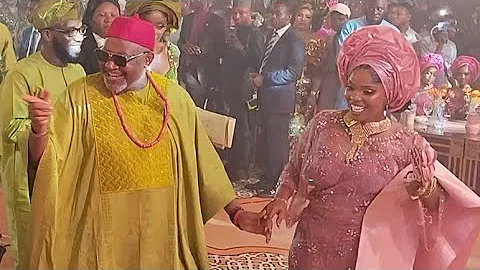 Moment Iyabo Ojo Drag Her Hubby To Dance Floor At Her Daughter's Wedding
