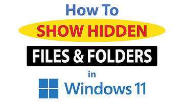 How To Show Hidden Files And Folders In Windows 11 *2024