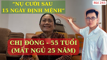 Hành trình TÌM LẠI GIẤC NGỦ sau 25 năm của chị Nguyễn Thị Đông 55 tuổi ở Hải Phòng
