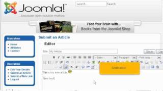 How to edit an existing article in Joomla - Joomla Tutorials