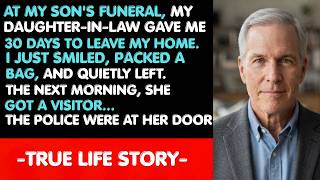 My Daughter-in-Law Kicked Me Out at My Son's Funeral.She Didn't Know I Owned Everything | True story