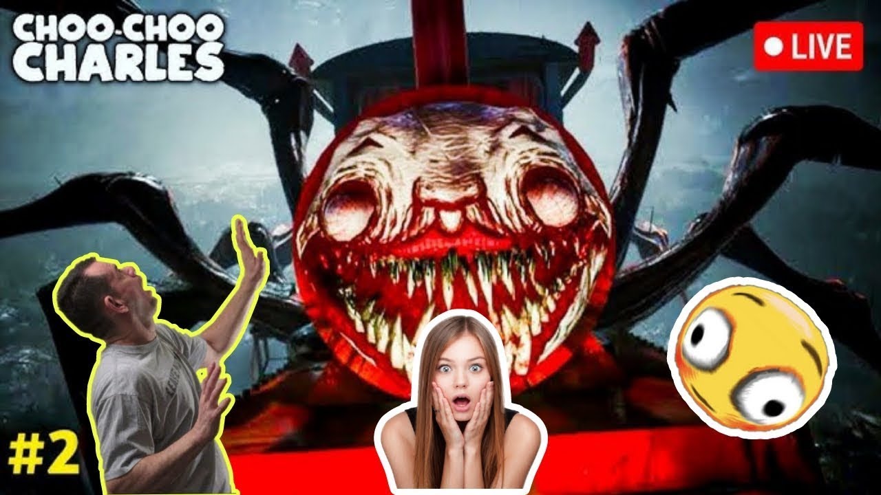 😱 CHOO-CHOO CHARLES LIVE 🔴 | SABSE KHATARNAK TRAIN KA ATTACK | Horror Game Live #2 🚂👹