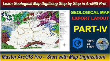 Exporting Geological Maps in ArcGIS Pro | Part 4 | Geological Map Digitization Tutorial | Layout Set