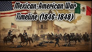 The Mexican-American War Timeline includes the major events, battles History US