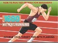 How to run 1600 meters for beginners with target time