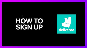 How To Sign Up In Deliveroo Tutorial