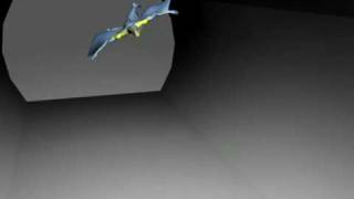Flying Man Animation Maya