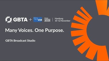 Tony Dryden Joins Broadcast Studio at GBTA + VDR Europe Conference 2025 | Hamburg