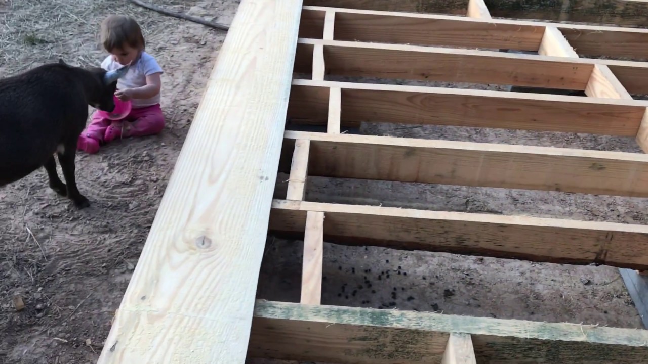 Cross Bracing And Leveling The Barn Floor You Cross Bracing And Leveling The Barn
