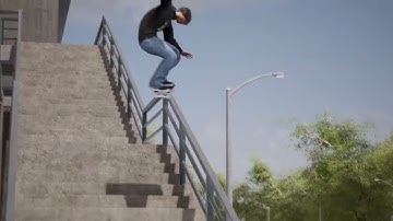 Session Skate Sim - bs tail to noseslide