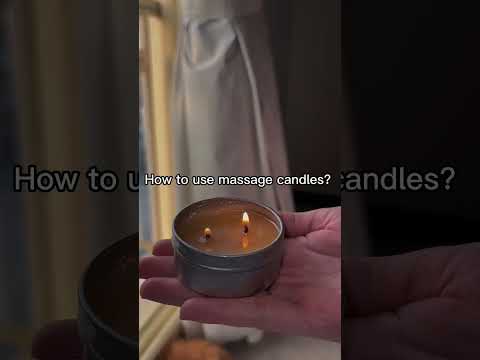 Cara menggunakan lilin pijat kami 🕯️