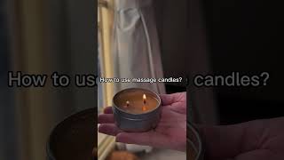How to use our massage candle 🕯️