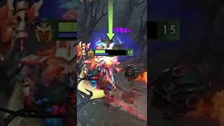 10000 IQ battle fury trick on Troll #dota2 #shorts