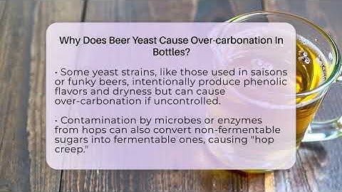 Why Does Beer Yeast Cause Over-carbonation In Bottles? - The Pint Guy