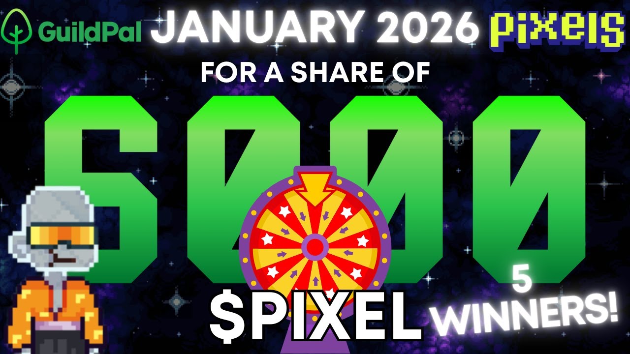 $PIXEL Giveaway LIVE! | JANUARY PIXELS ONLINE | The Arcade Farmer