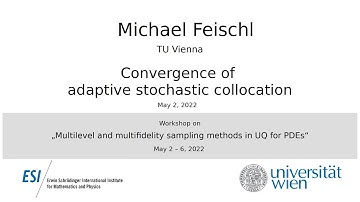 Michael Feischl - Convergence of adaptive stochastic collocation