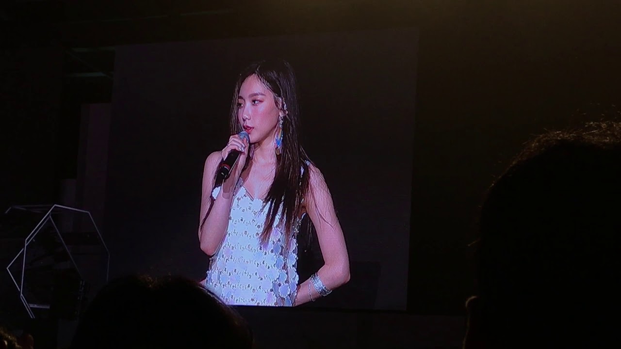 Taeyeon LIVE @ 'S Concert in Singapore - Talk + All Night Long