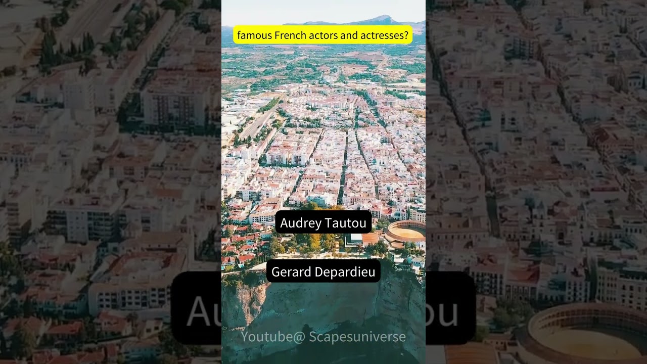 famous French actors and actresses?