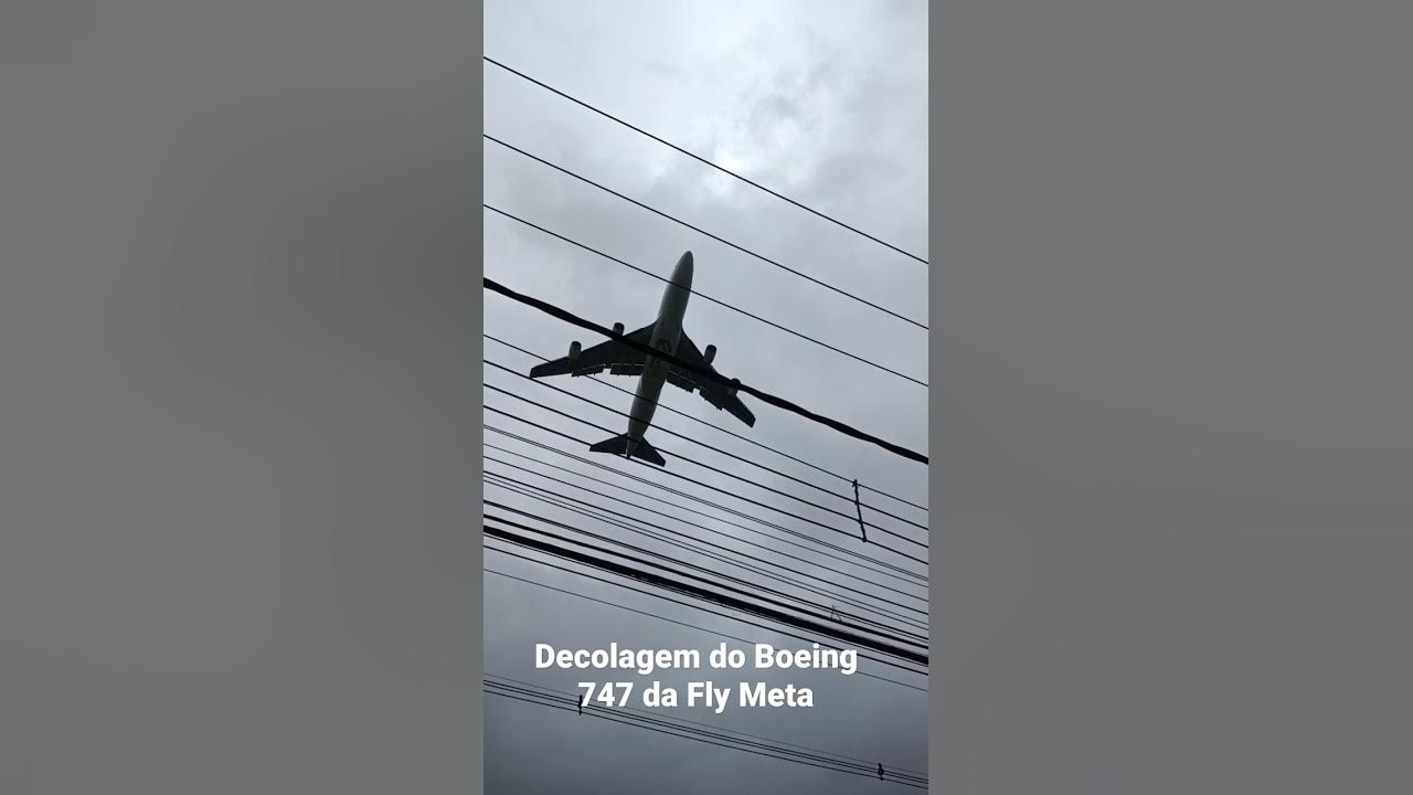 Desafio de pouso e decolagem com um Boeing 747 na cidade de Ribeirão P