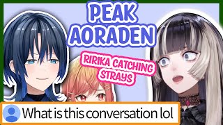 Ao and Raden talk nonsense for 4 minutes straight. No tsukkomi, no problem.