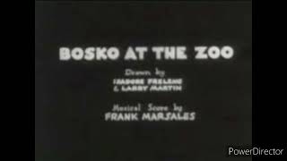 Bosko At The Zoo Looney Tunes 1932 Review