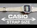 How To Adjust Casio Watch Strap - Casio A168W-1 - YouTube