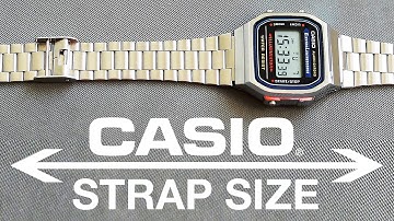 How To Adjust Casio Watch Strap - Casio A168W-1