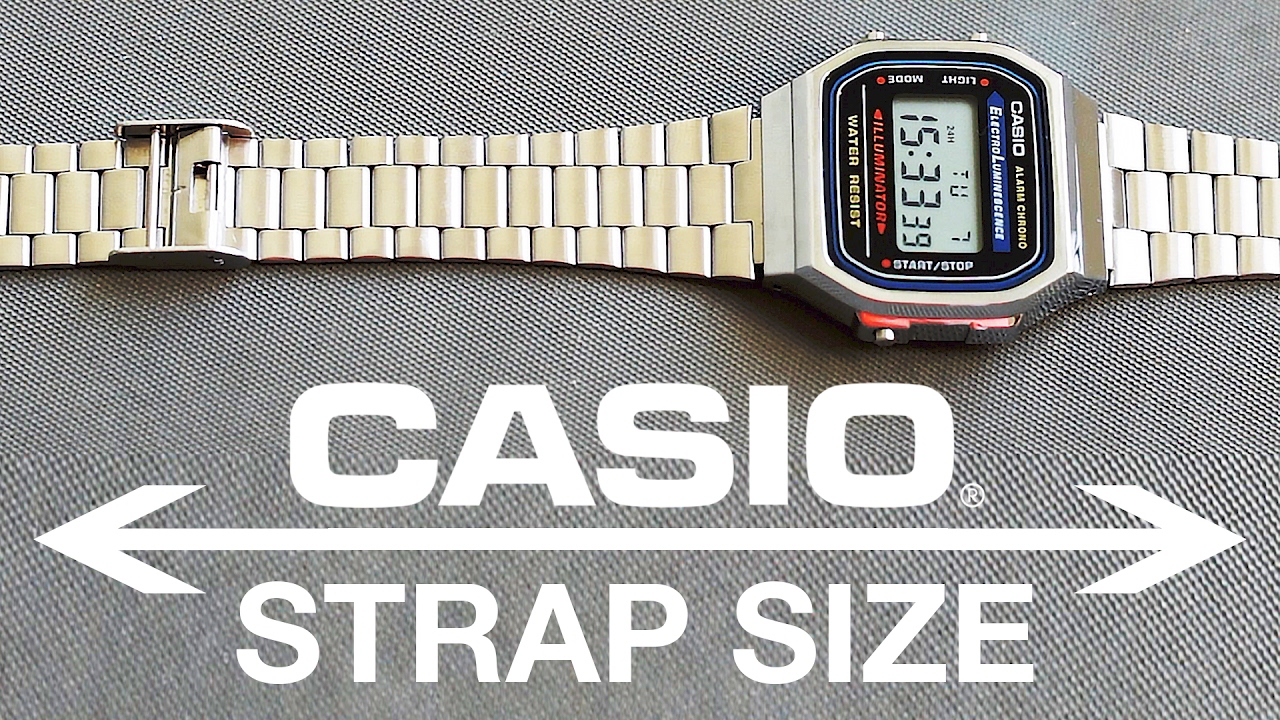 Udstråle Ondartet tumor blive irriteret How To Adjust Casio Watch Strap - Casio A168W-1 - YouTube