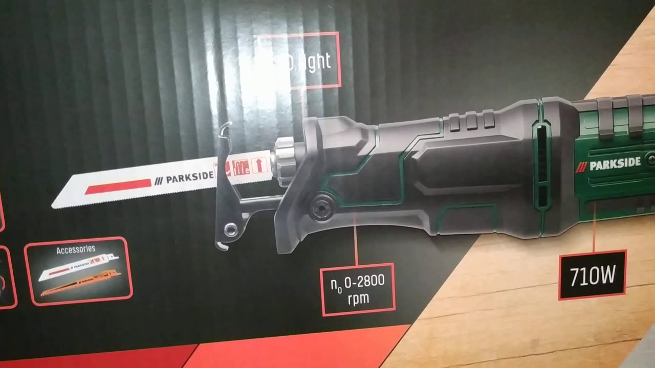 Lidl Parkside Sabre Saw Pfs 710 E4 Parkside Kardfuresz Youtube