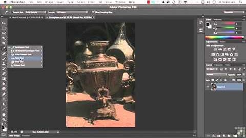 119 Adobe Photoshop CS6 Full Tutorial Straightening Images