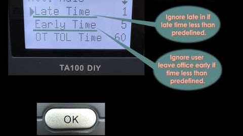 TA100 DIY_11-To Set Attendance Rules.wmv