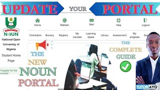 HOW TO UDATE YOUR PORTAL IN NOUN | NOUN STUDENT PORTAL | RETURNING STUDENTS