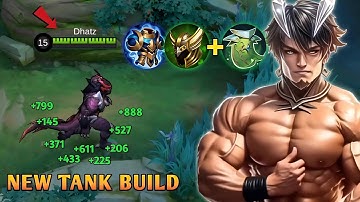 WHY NO ONE USING THIS BROKENN TANK BUILD ON YU ZHONG!? - MLBB