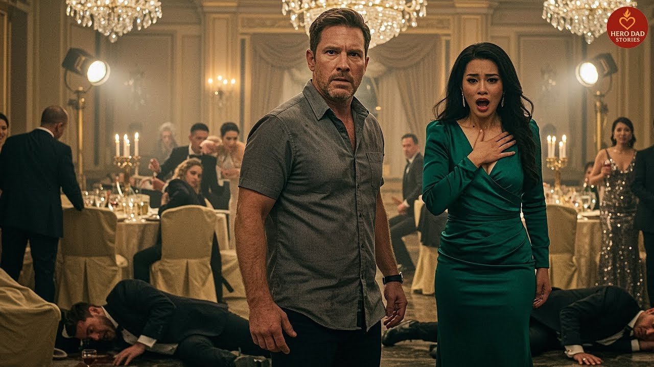 „Lass sie in Ruhe“— Alleinerziehender Vater besiegte 3 Männer, die Worte der CEO erstarrten den Saal