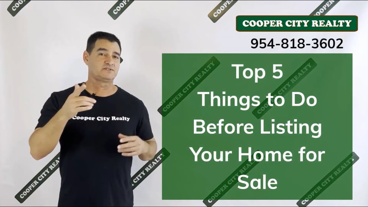 Top 5 Things to Do Before Listing Your Home for Sale